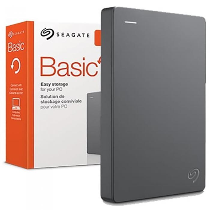 Seagate Basic USB 3.0 4TB Portable Hard Drive - Grey | 408191 (7544729174204)