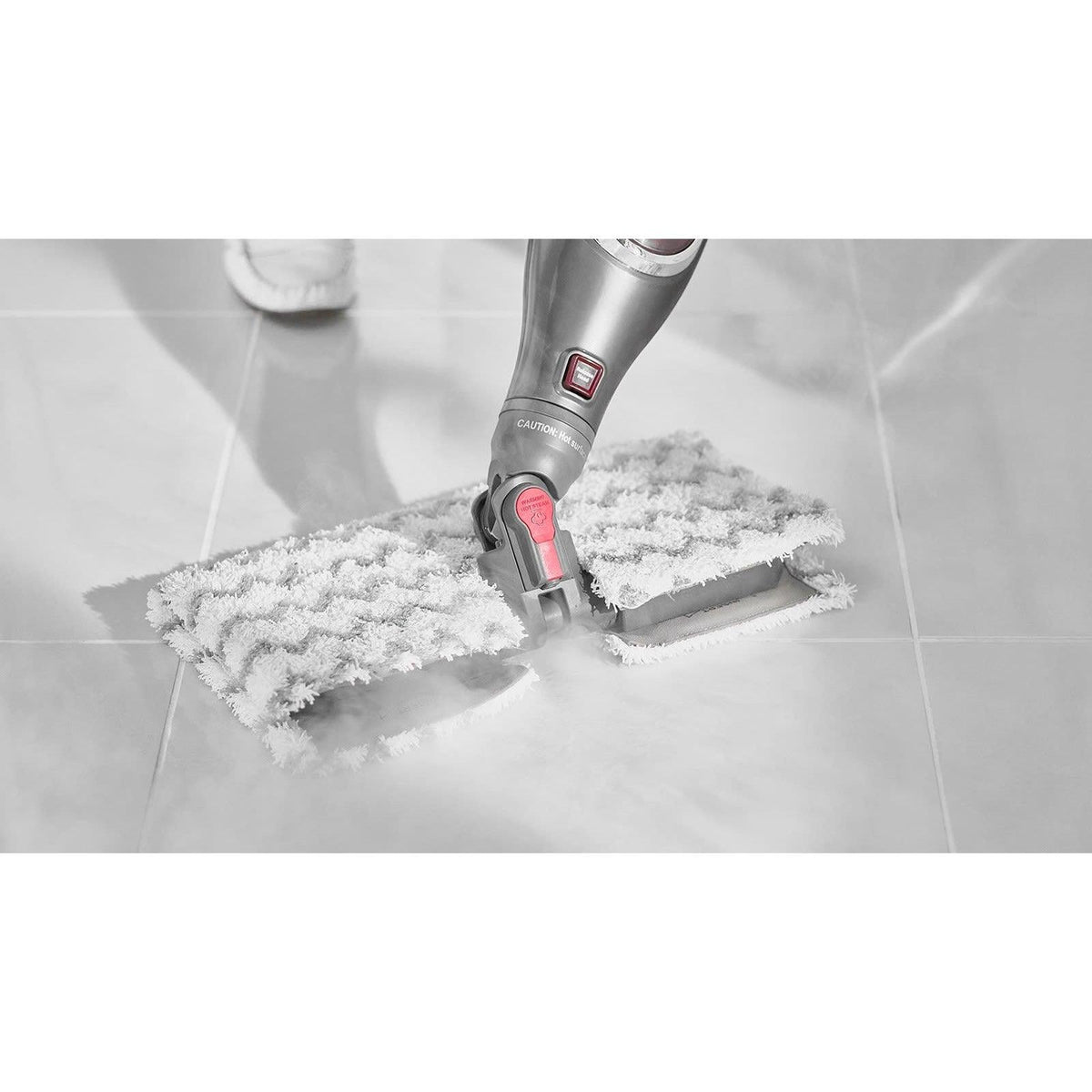Shark 1200W Klik and Flip Automatic Steam Pocket Mop - Steel Grey | S6003UK from DID Electrical - guaranteed Irish, guaranteed quality service. (6977634894012)