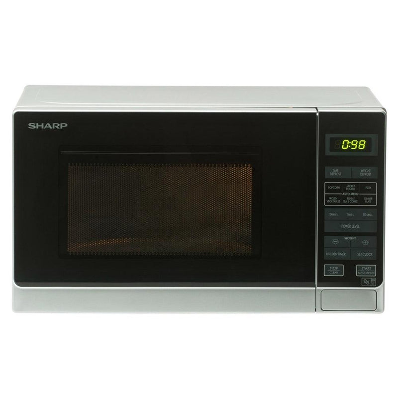 Sharp 20L Freestanding Solo Touch Control Microwave - Silver | R272SLM (7242647339196)