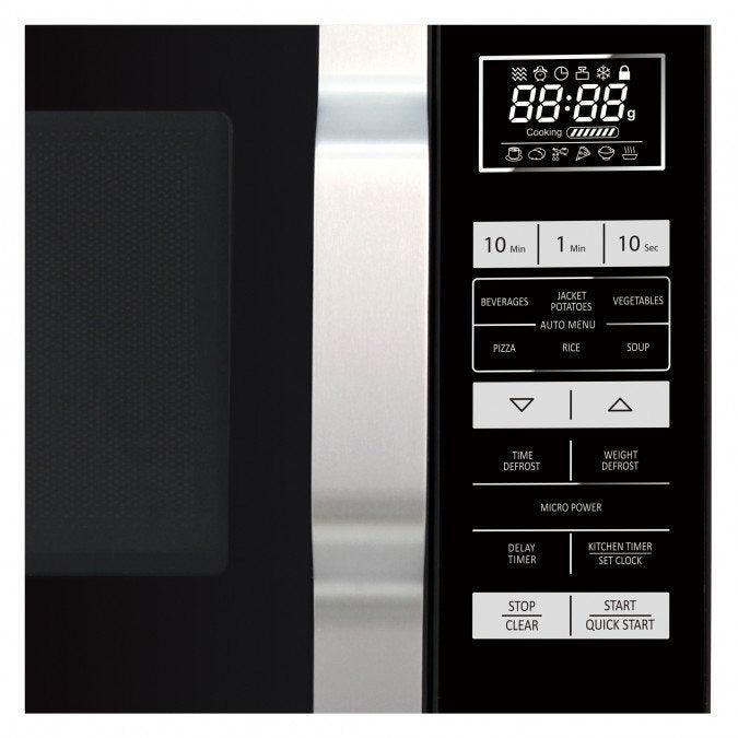 Sharp 23L Solo Flat Tray Microwave - Black | R360KM from DID Electrical - guaranteed Irish, guaranteed quality service. (6977440481468)