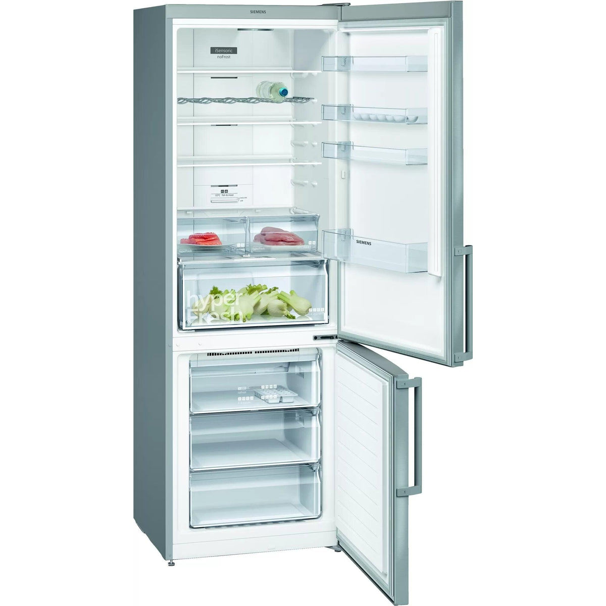 Siemens 73/30 No Frost Freestanding Fridge Freezer - Inox | KG49NXIEPG from DID Electrical - guaranteed Irish, guaranteed quality service. (6890918772924)