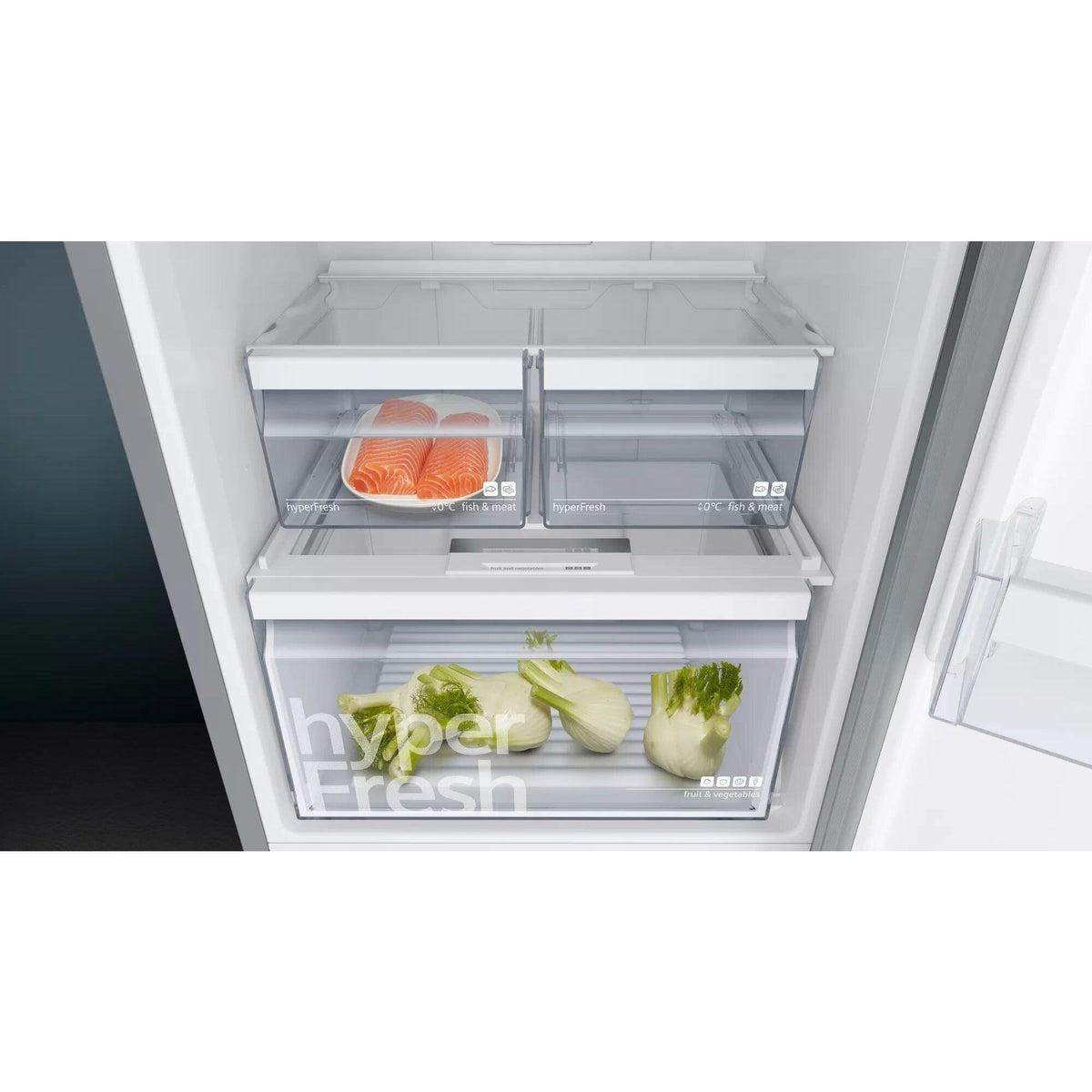 Siemens 73/30 No Frost Freestanding Fridge Freezer - Inox | KG49NXIEPG from DID Electrical - guaranteed Irish, guaranteed quality service. (6890918772924)