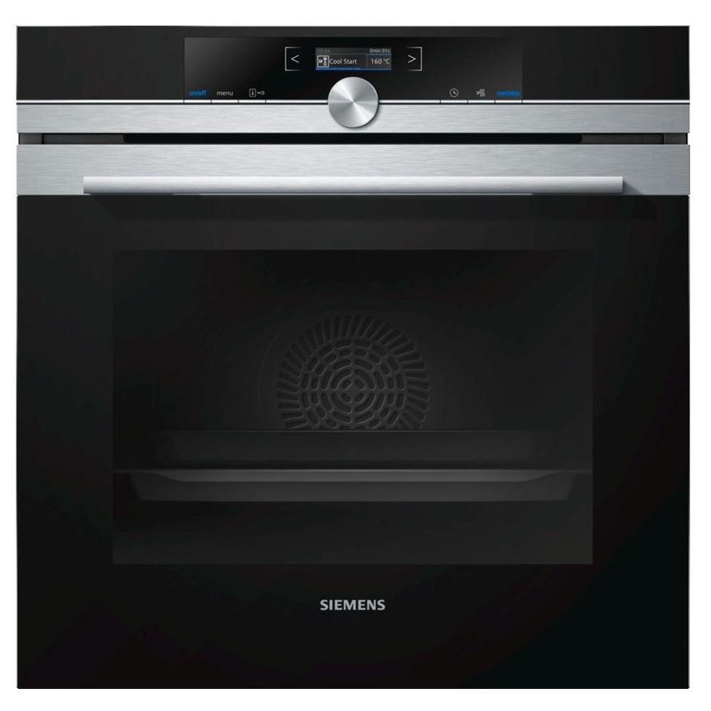 Siemens iQ700 Built-In Multifunction Electric Single Oven - Stainless Steel | HB672GBS1B (6968644534460)