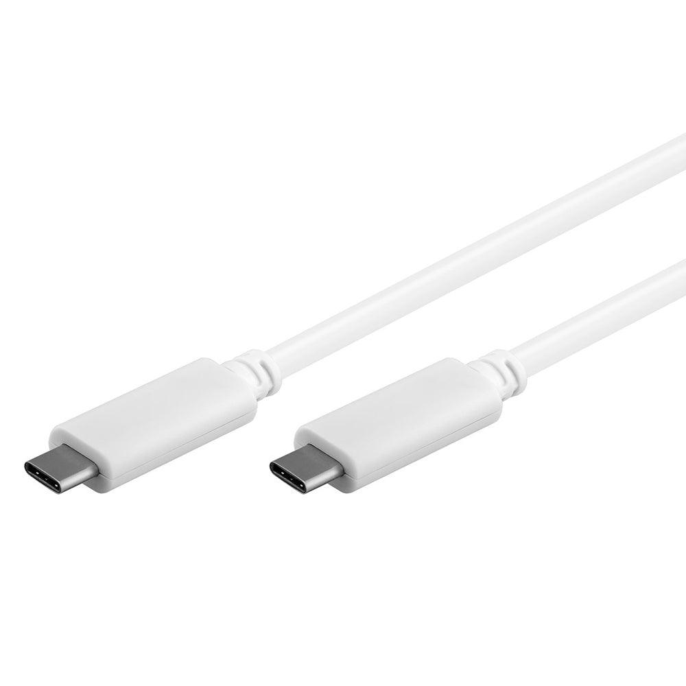 Sinox 1.0m USB 3.1 Type C C/C Cable - White | XI6661 from DID Electrical - guaranteed Irish, guaranteed quality service. (6890762895548)