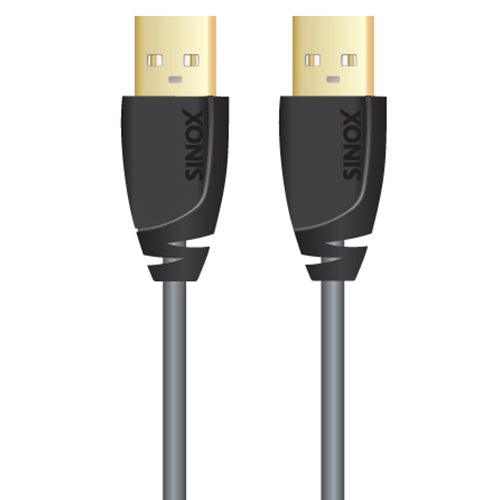 Sinox 2M USB 2.0 A-A Cable - Black | XC4802 from DID Electrical - guaranteed Irish, guaranteed quality service. (6977518502076)