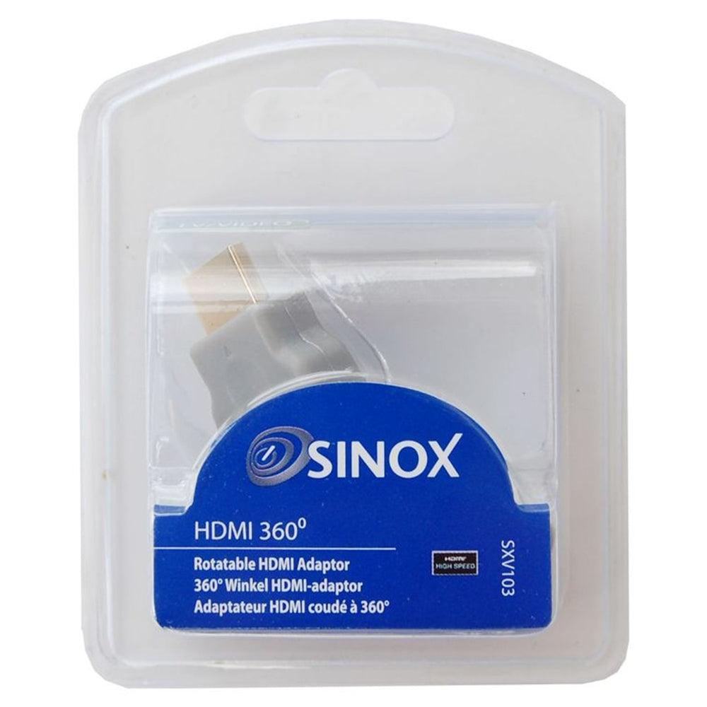 Sinox 360 Degree HDMI Swivel Adapter - Silver | SXV103 from DID Electrical - guaranteed Irish, guaranteed quality service. (6890734715068)