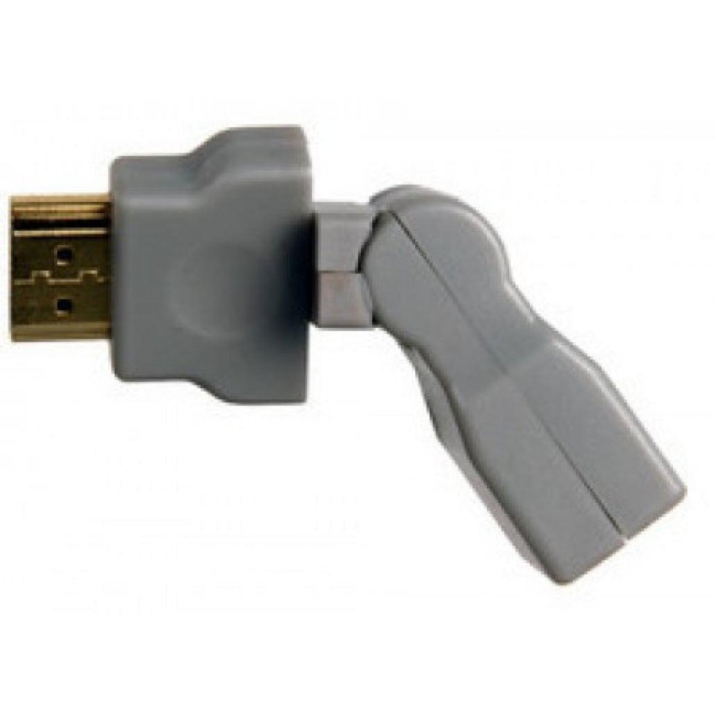 Sinox 360 Degree HDMI Swivel Adapter - Silver | SXV103 from DID Electrical - guaranteed Irish, guaranteed quality service. (6890734715068)