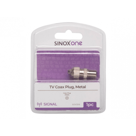 OV1516_Sinox One Coax Antenna Metal Plug for Radio &amp; TV-2 (7376279470268)