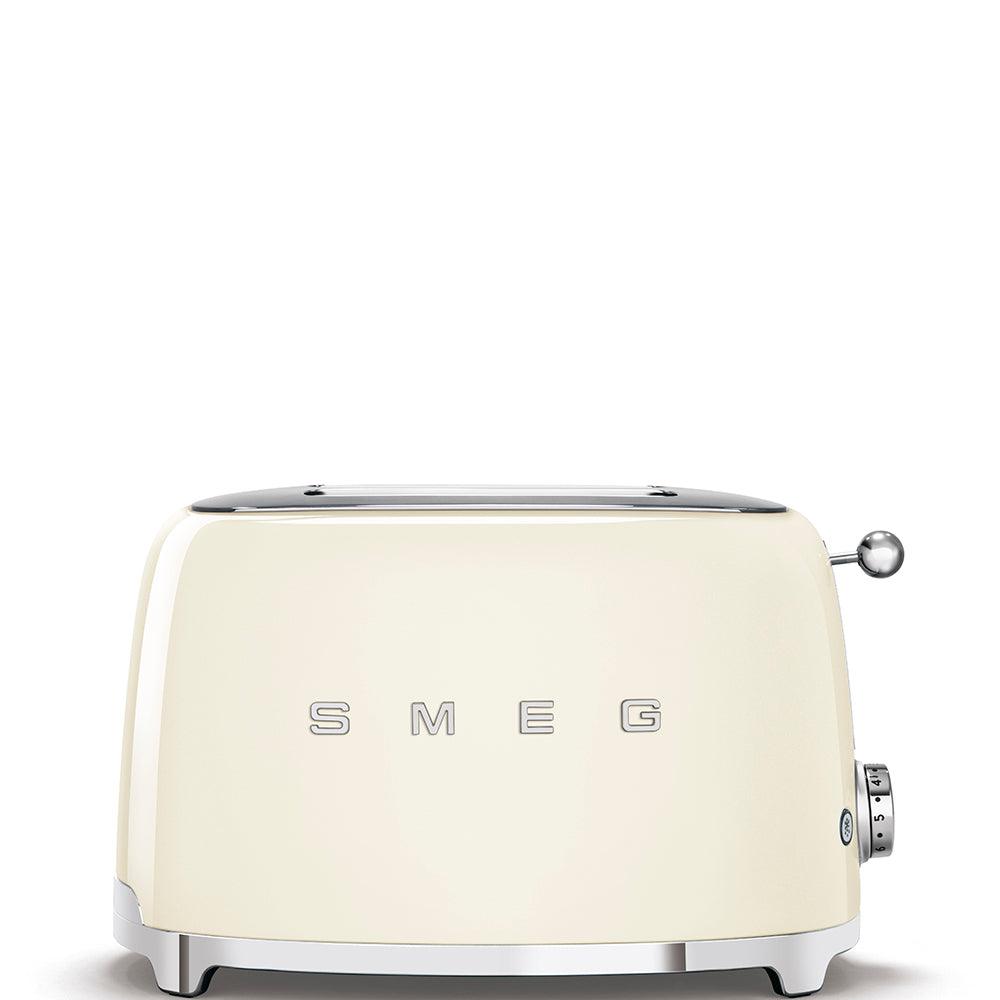 Smeg 950W 2 Slice Toaster - Cream | TSF01CRUK (7537660723388)