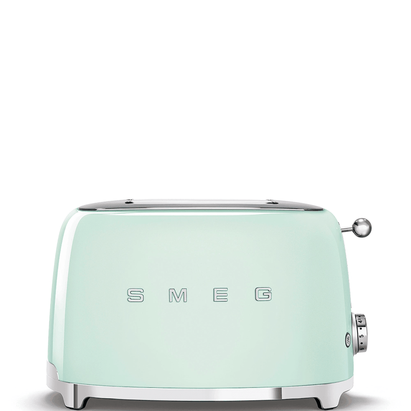 Smeg 950W 2 Slice Toaster - Pastel Green | TSF01PGUK (7537660625084)