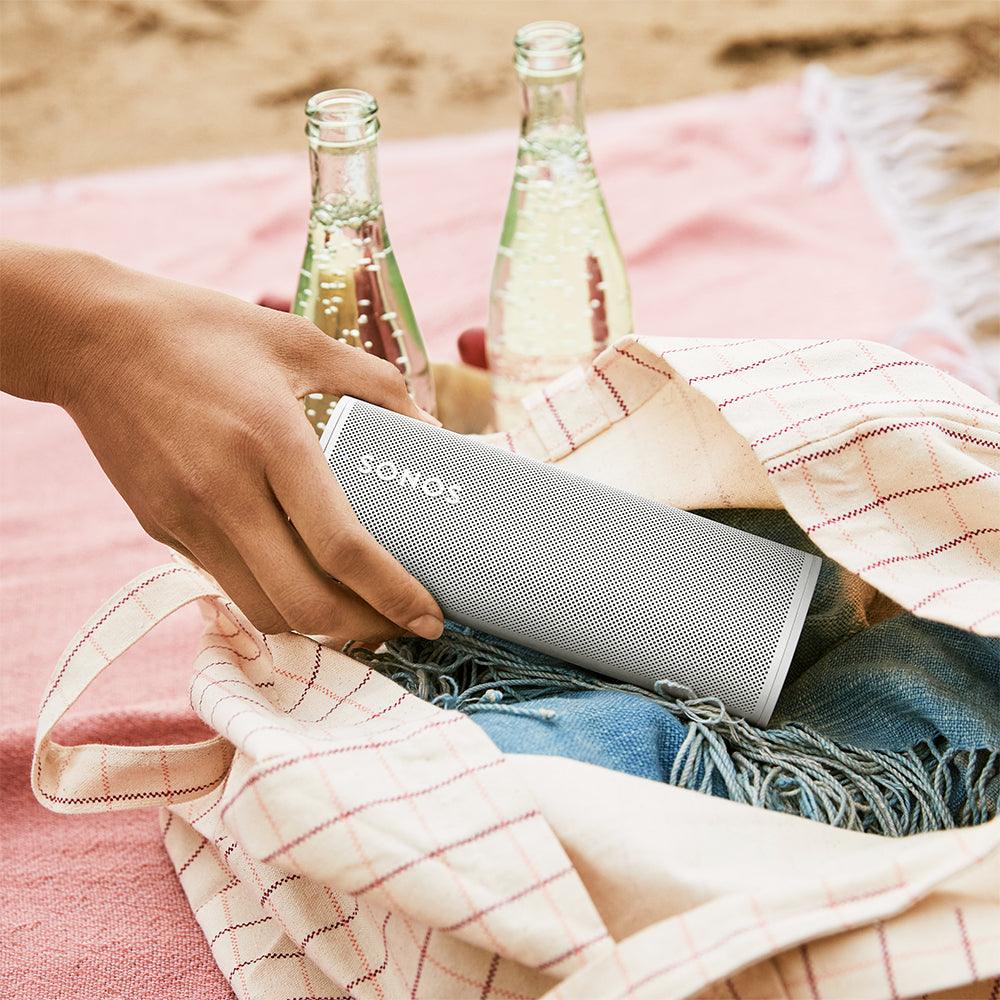 Sonos Roam Wireless Portable Bluetooth Speaker - White | ROAM1R21 from DID Electrical - guaranteed Irish, guaranteed quality service. (6977637155004)