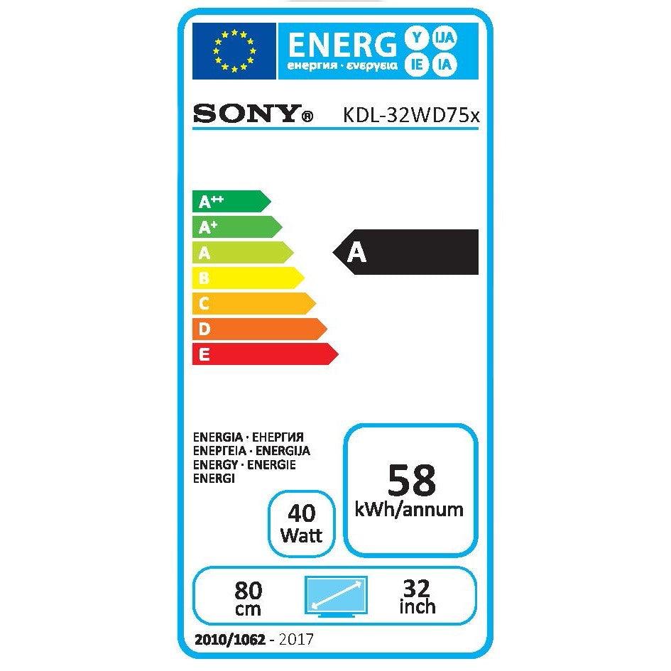 Sony 32&quot; Full HD LED Smart TV - Black | KDL32WD756BU from DID Electrical - guaranteed Irish, guaranteed quality service. (6890749427900)