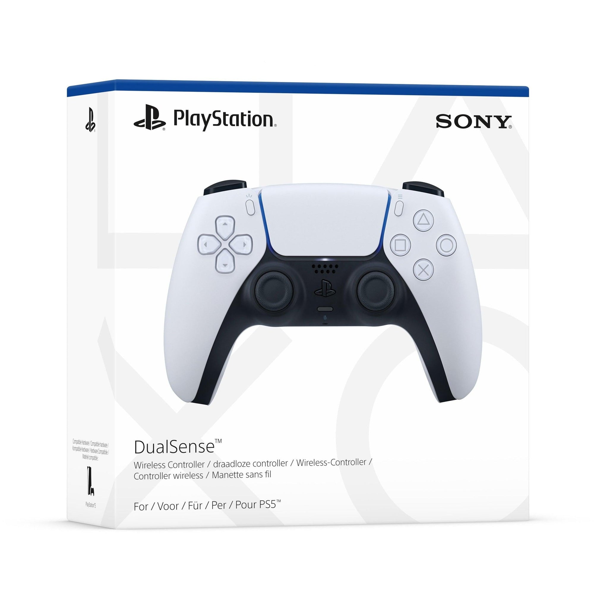 Sony PlayStation 5 DualSense Wireless Controller - White | 9399506 from DID Electrical - guaranteed Irish, guaranteed quality service. (6977544913084)