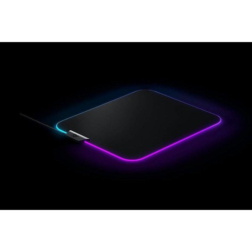 SteelSeries QCK Prism Cloth Medium Gaming Mouse Pad - Black | 34-63825 from DID Electrical - guaranteed Irish, guaranteed quality service. (6977477542076)