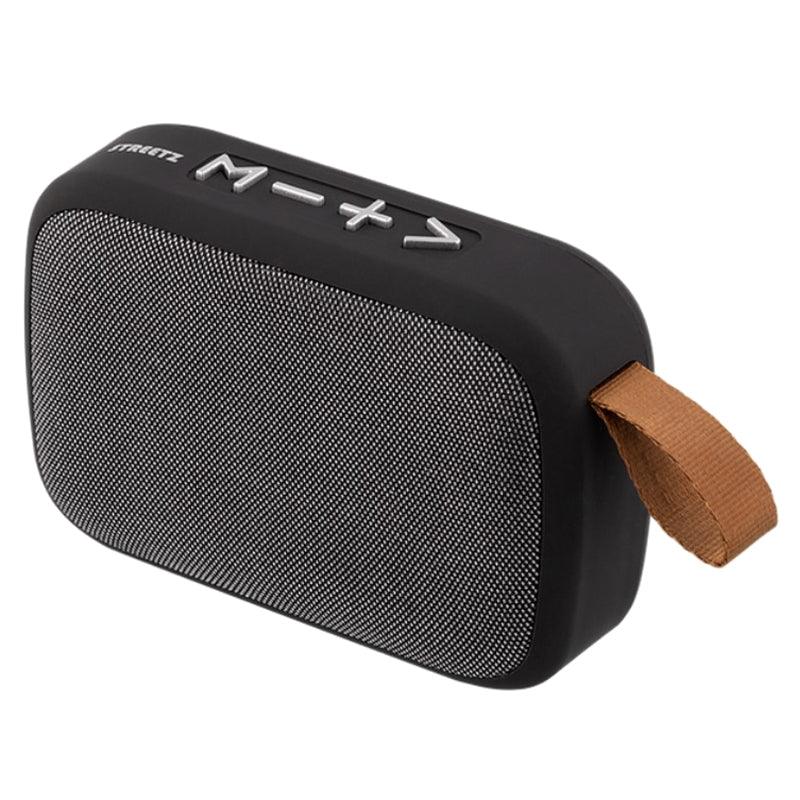 Streetz 3W Portable Bluetooth Speaker - Black | CM770 from DID Electrical - guaranteed Irish, guaranteed quality service. (6977638465724)
