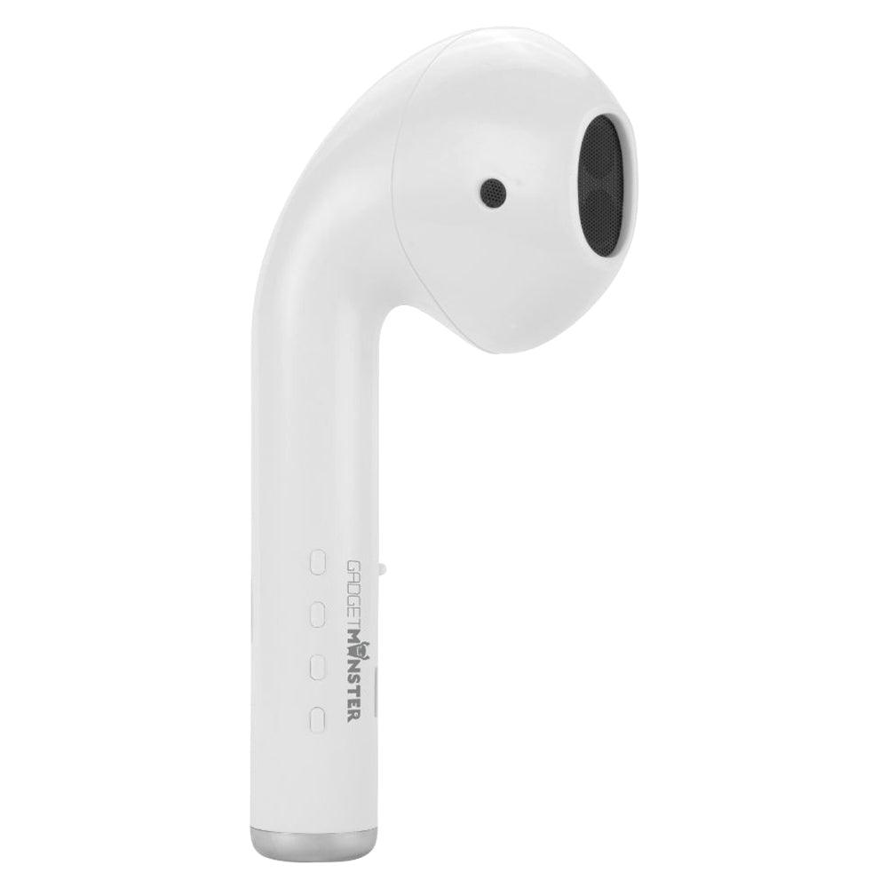 Streetz 5W Bluetooth Earbud Style Portable Speaker - White | GDM1010 from DID Electrical - guaranteed Irish, guaranteed quality service. (6977638858940)