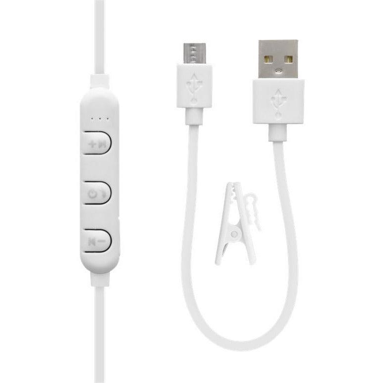 Streetz In-Ear Bluetooth Sports Headphone - White | HLBT304 from DID Electrical - guaranteed Irish, guaranteed quality service. (6977639252156)