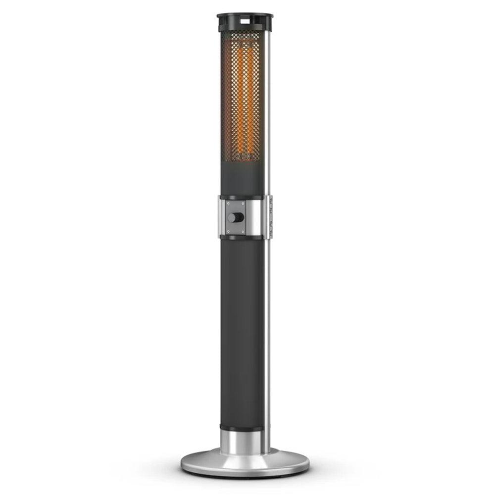 Swan 2000W Column Patio Heater - Black &amp; Stainless Steel | SH16310N (7106727084220)