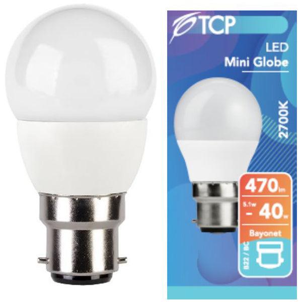 TCP 40W B22 LED Mini Bulb - White | TCPBL-12 from DID Electrical - guaranteed Irish, guaranteed quality service. (6977523777724)