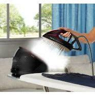 Tefal GV9230 2600W Pro Express Protect High Pressure Steam Generator Iron - Black & Burgundy | GV9230G0 (7223599825084)