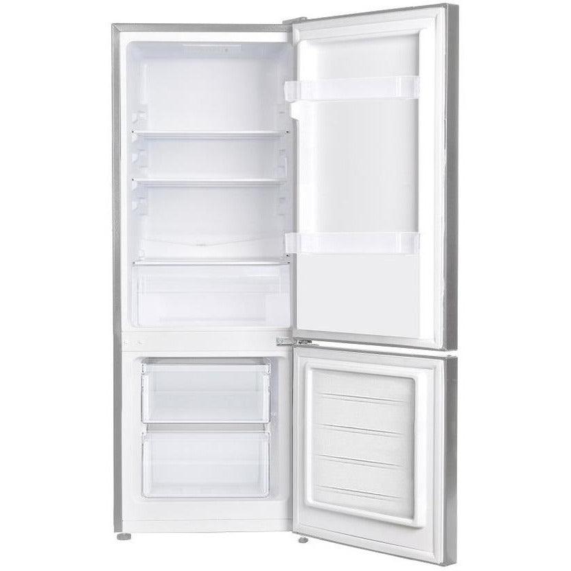 Thor 205L Compact Smart Frost Freestanding Fridge Freezer - Stainless Steel | T65514MSFX from DID Electrical - guaranteed Irish, guaranteed quality service. (6977704001724)