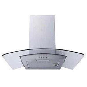 Thor 60CM Chimney Curved Glass Cooker Hood - Stainless Steel | T21350XBSS from DID Electrical - guaranteed Irish, guaranteed quality service. (6977571356860)