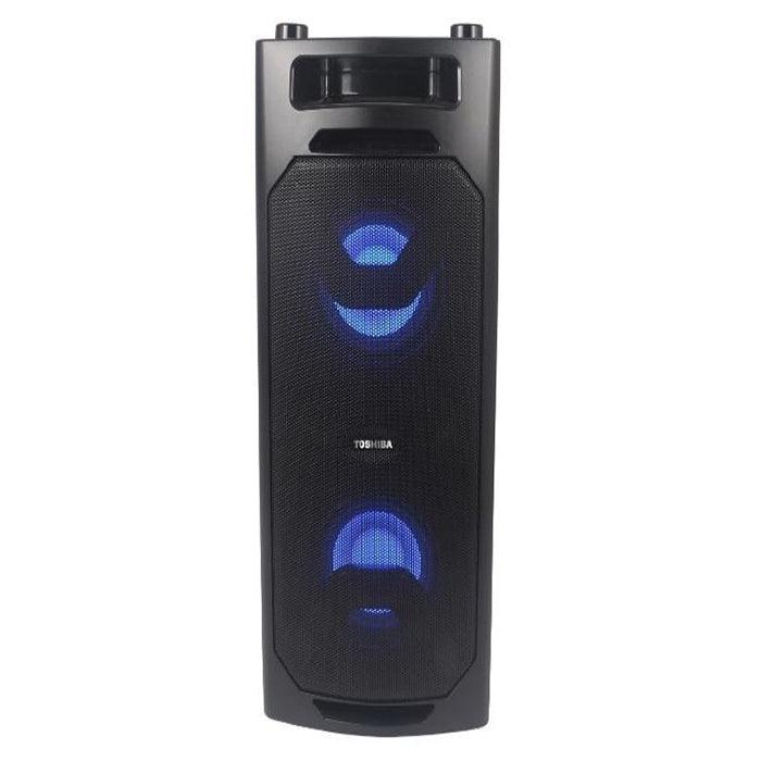 Toshiba 50W Portable Wireless Rechargeable Tower Speaker - Black | TY-ASC50 from DID Electrical - guaranteed Irish, guaranteed quality service. (6890817388732)