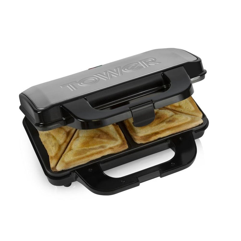 Tower 900W Deep Fill Sandwich Maker - Black | T27013 from DID Electrical - guaranteed Irish, guaranteed quality service. (6890768793788)