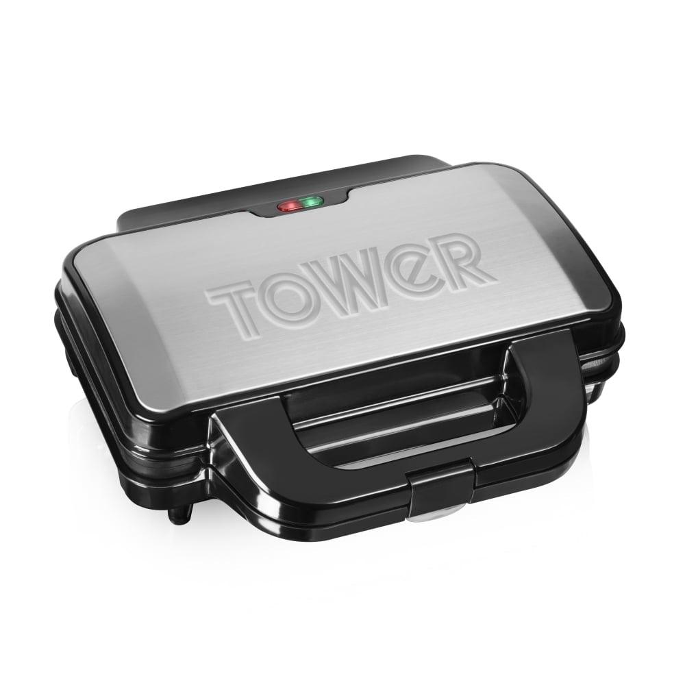 Tower 900W Deep Fill Sandwich Maker - Black | T27013 from DID Electrical - guaranteed Irish, guaranteed quality service. (6890768793788)