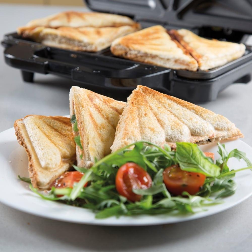 Tower 900W Deep Fill Sandwich Maker - Black | T27013 from DID Electrical - guaranteed Irish, guaranteed quality service. (6890768793788)