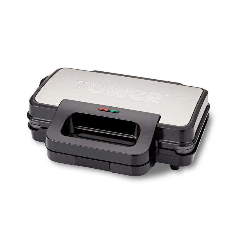 Tower 900W Deep Fill Sandwich Maker - Stainless Steel | T27031PD (7322605289660)
