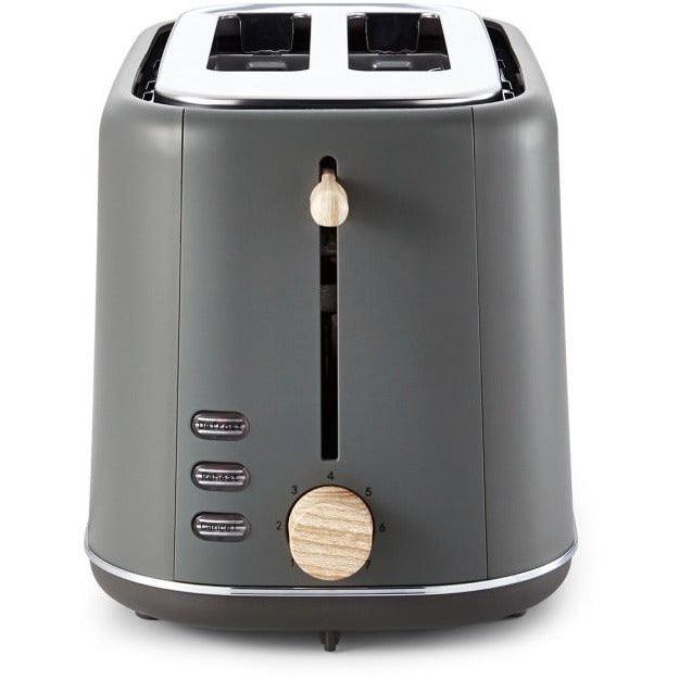 Tower Scandi 800W 2 Slice Toaster - Grey | T20027G from DID Electrical - guaranteed Irish, guaranteed quality service. (6890839179452)