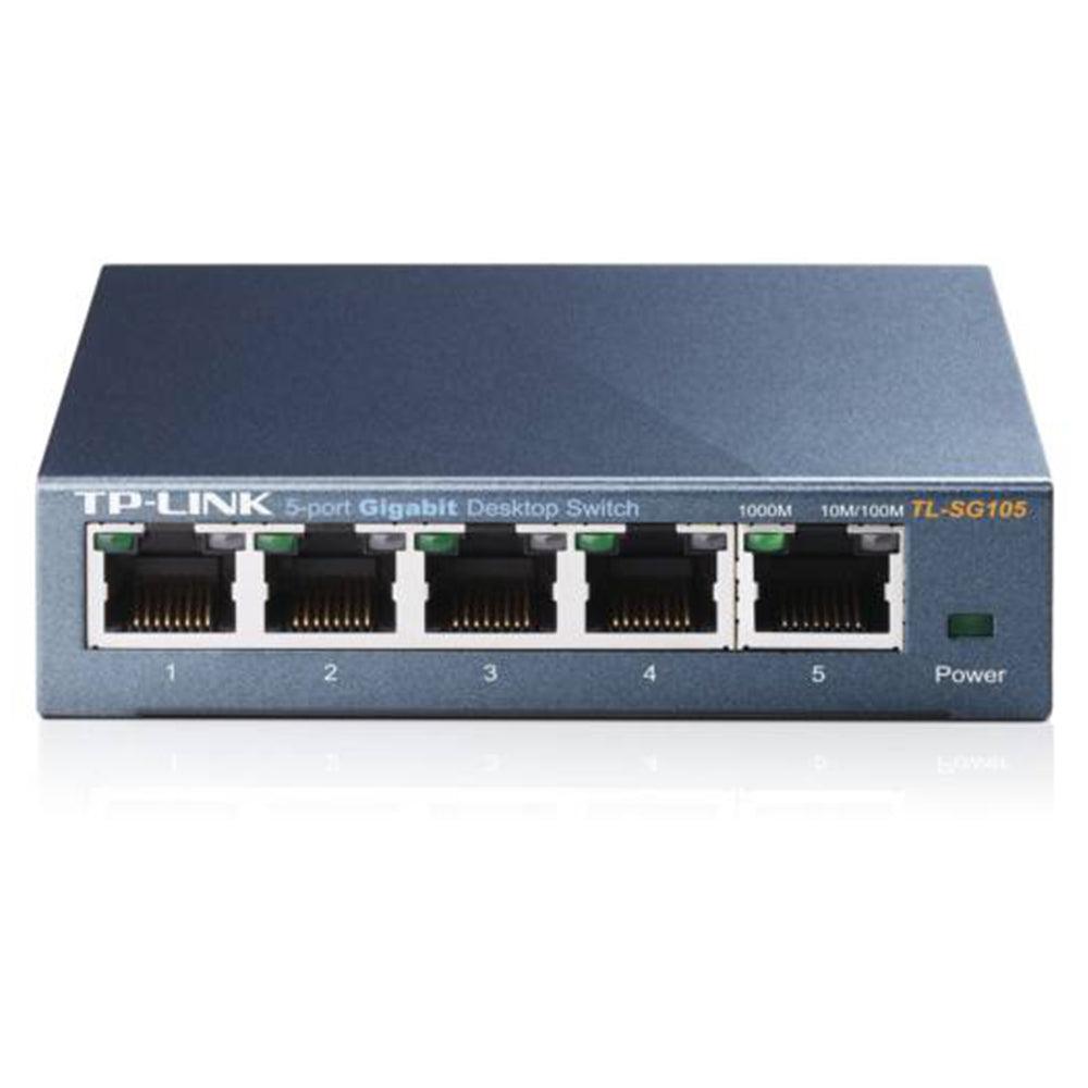 TP Link 1000Mbps 5 Port Desktop Switch - Black | TL-SG105 from DID Electrical - guaranteed Irish, guaranteed quality service. (6890851467452)