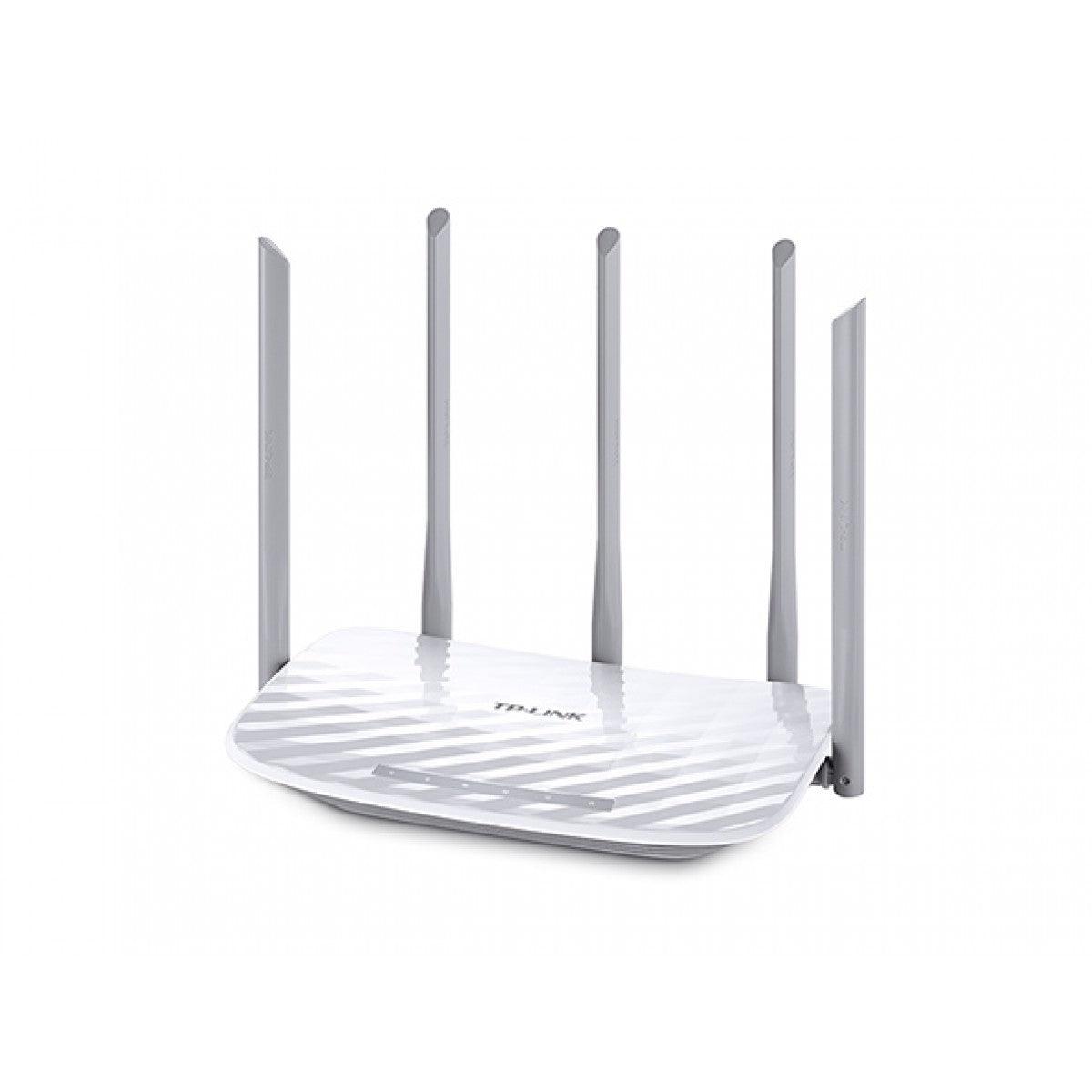 TP Link AC1350 Wireless Dual Band Cable Router - White | ARCHER C60 from DID Electrical - guaranteed Irish, guaranteed quality service. (6890771218620)