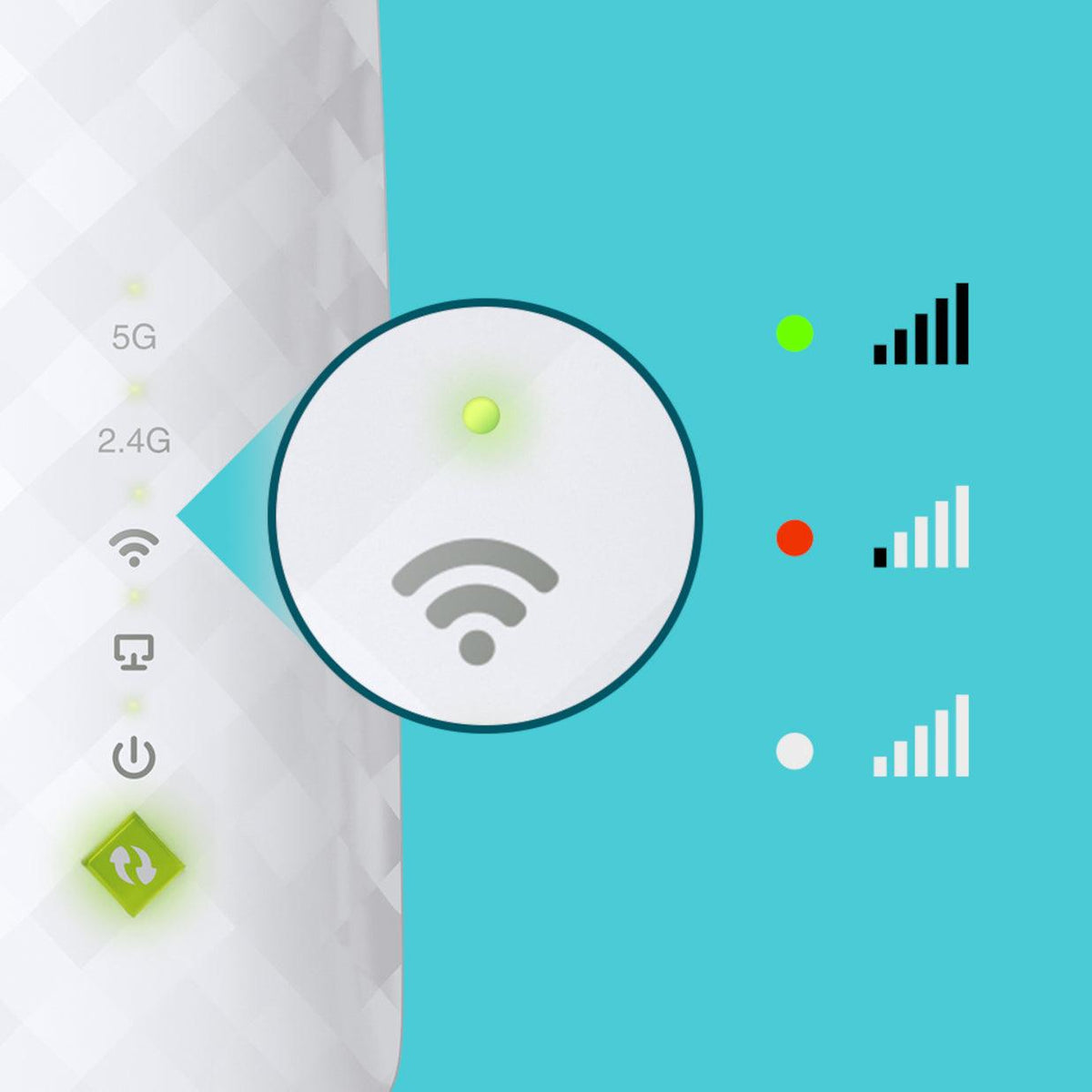 TP-Link AC750 WiFi Range Extender - White | RE200 (6890743595196)