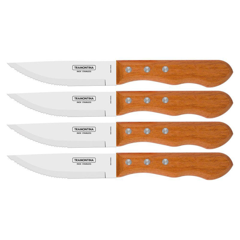 Tramontina 5" Jumbo Steak Knives Set - 4pcs | 22399079 from DID Electrical - guaranteed Irish, guaranteed quality service. (6977663533244)