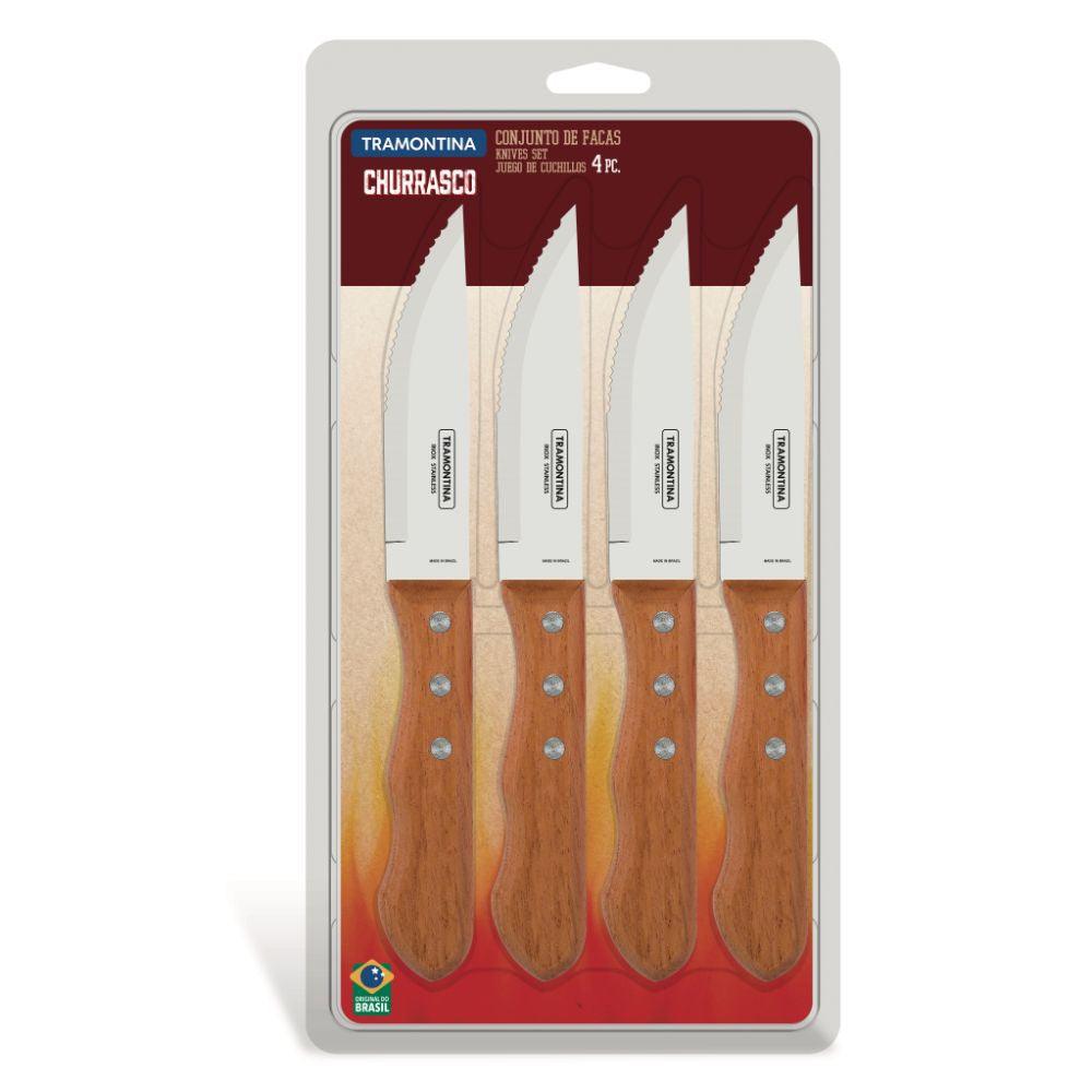 Tramontina 5&quot; Jumbo Steak Knives Set - 4pcs | 22399079 from DID Electrical - guaranteed Irish, guaranteed quality service. (6977663533244)