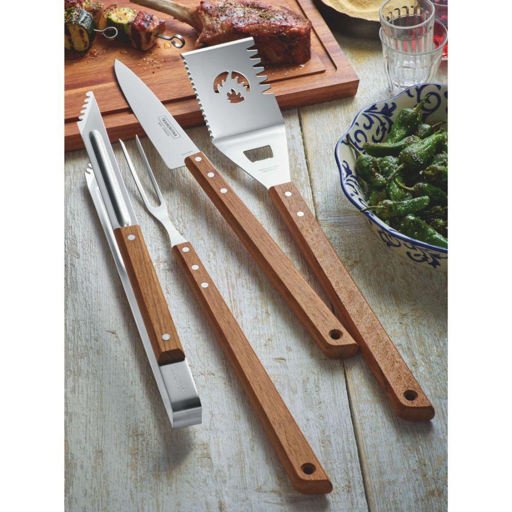 Tramontina Barbeque Tool Set - 3pcs | 26499051 (7268271882428)