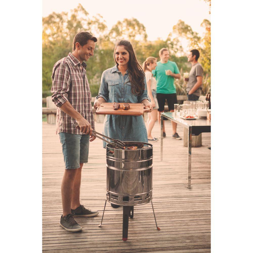 Tramontina Beer Barrel BBQ Grill - Stainless Steel | 26500/006 from DID Electrical - guaranteed Irish, guaranteed quality service. (6977664221372)