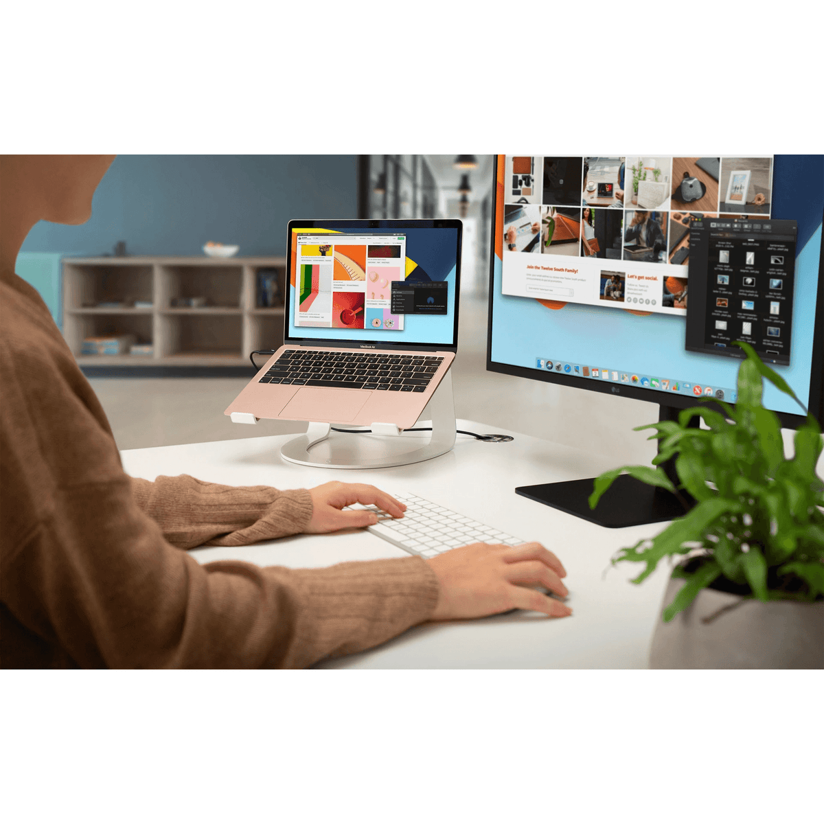 Twelve South Curve Laptop Stand for MacBook - White | 12-1915 (7514122158268)