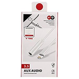 Fleming VD IP 8 Pin to Audio Adaptor Cable - White | 571233 (7376279568572)