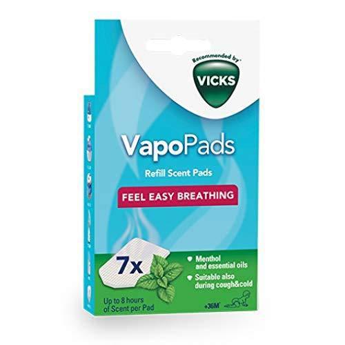 Vicks Soothing Menthol Vapors VapoPads with Essential Oils - Pack of 7 | 12-B (7494803751100)