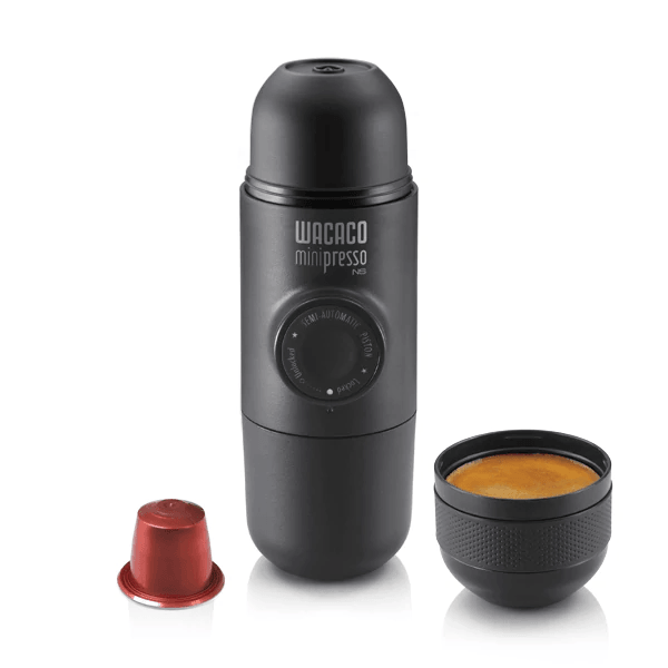 Wacaco Minipresso Nespresso Capsules Portable Espresso Machine - Black | MINI-NS (7537562255548)