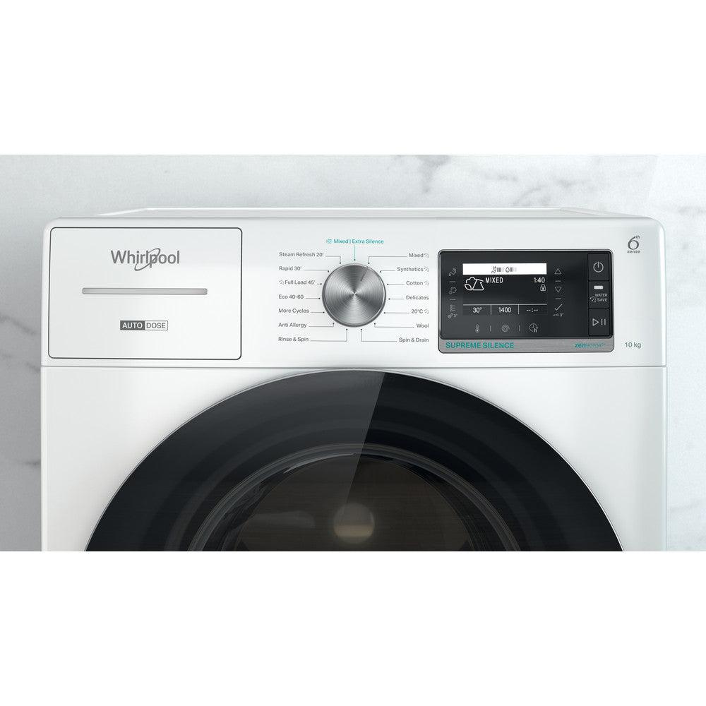 Whirlpool 10KG 1351 Spin Freestanding Front Loading Washing Machine - White | W8W046WRUK (7240823046332)