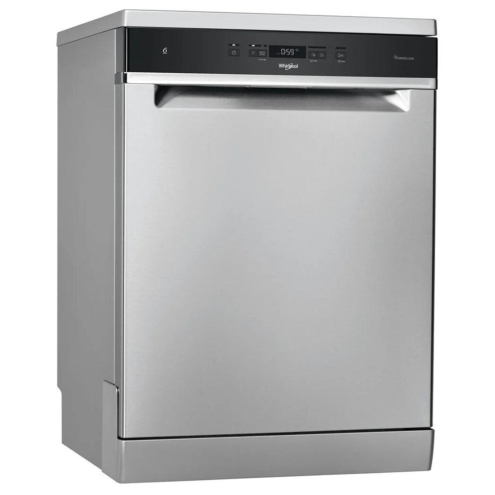Whirlpool 60CM Freestanding Standard Dishwasher - Inox | WFC3C33PFXUK from DID Electrical - guaranteed Irish, guaranteed quality service. (6977559298236) ()