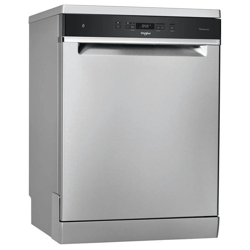 Whirlpool 60CM Freestanding Standard Dishwasher - Inox | WFC3C33PFXUK from DID Electrical - guaranteed Irish, guaranteed quality service. (6977559298236)