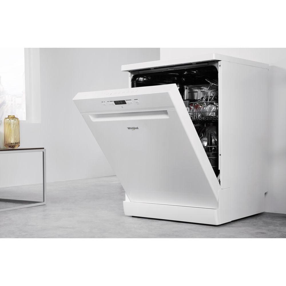 Whirlpool 60cm Freestanding Standard Dishwasher - White | WFC3B19UKN from DID Electrical - guaranteed Irish, guaranteed quality service. (6977422196924)