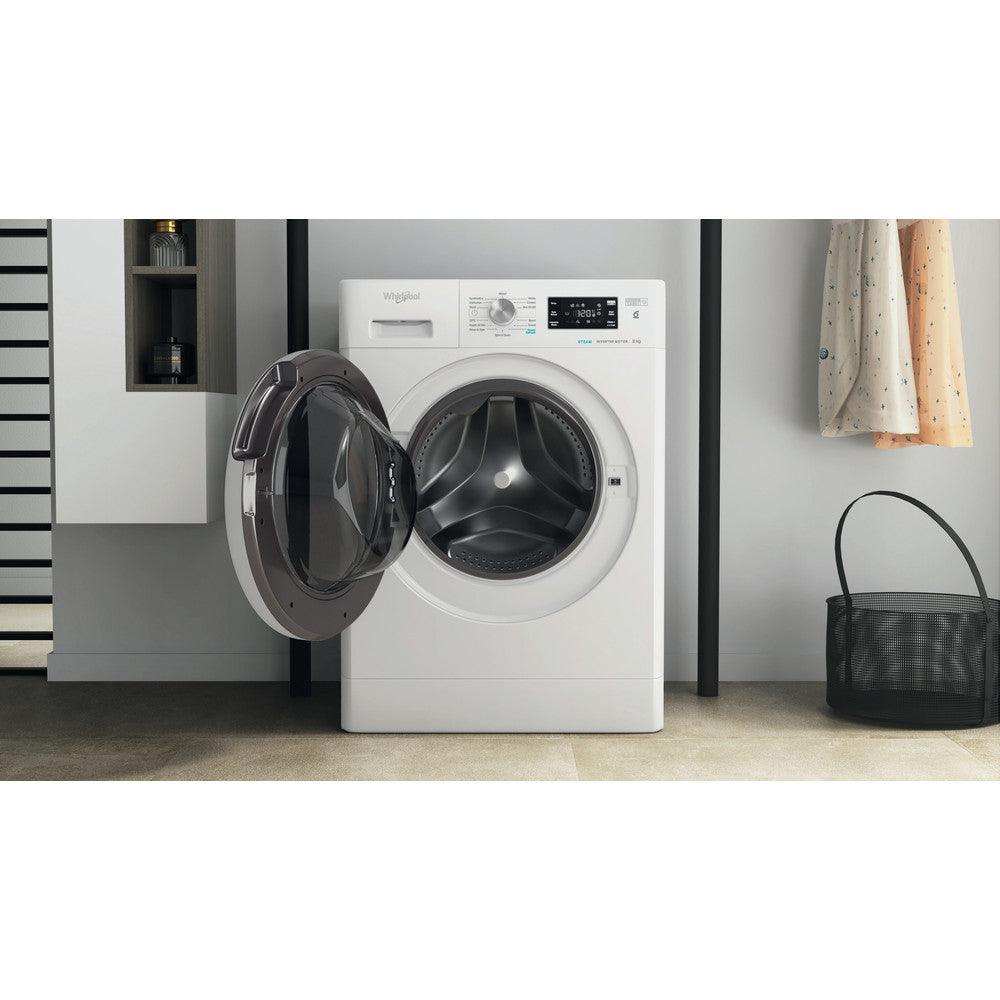 Whirlpool 8KG 1351 Spin Freestanding Washing Machine - White | FFB8458WVUKN (7240823799996)