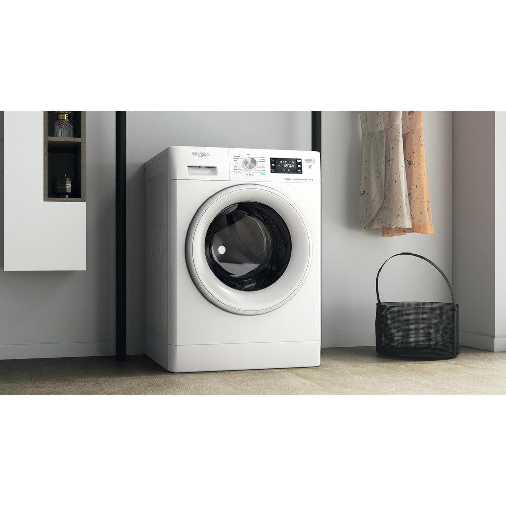 Whirlpool 8KG 1351 Spin Freestanding Washing Machine - White | FFB8458WVUKN (7240823799996)