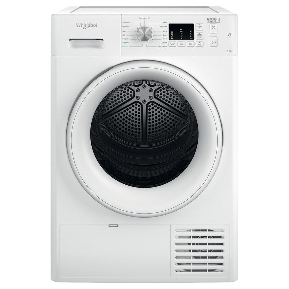 Whirlpool 8KG Freestanding Condenser Tumble Dryer - White | FFTCM108BUK (7322605093052)